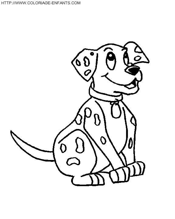 coloriage chiens