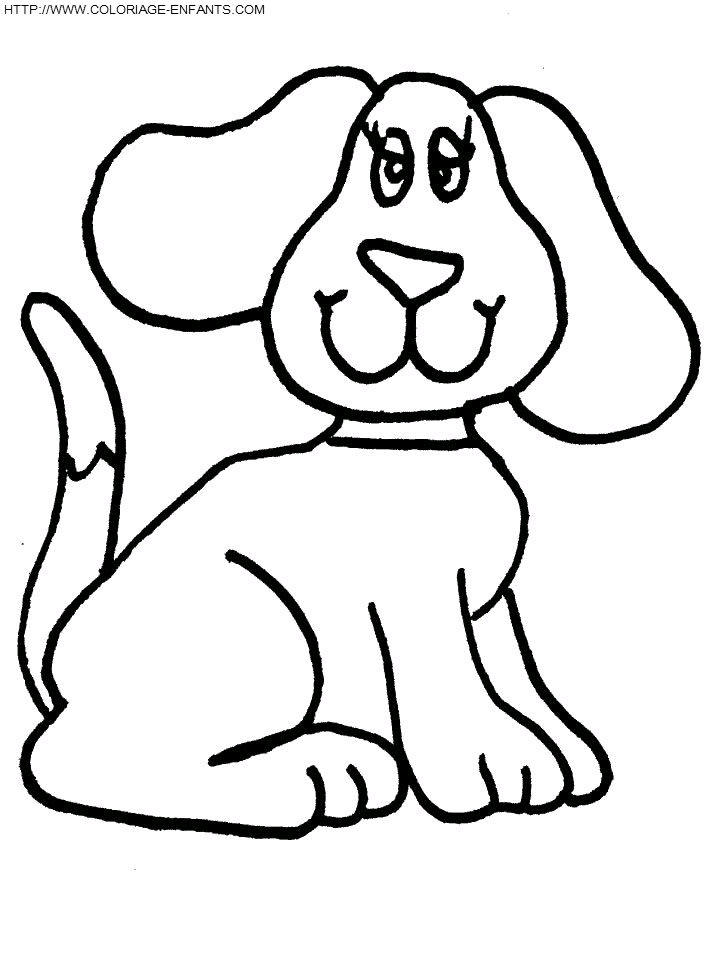 coloriage chiens