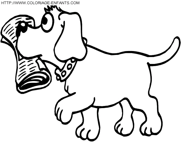 coloriage chiens