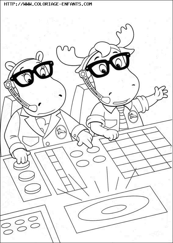 coloriage backyardigans