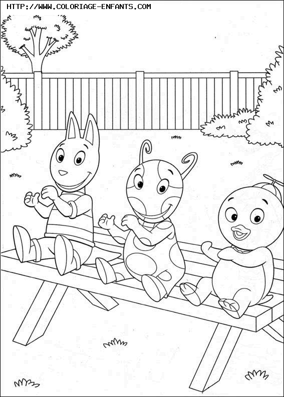 coloriage backyardigans