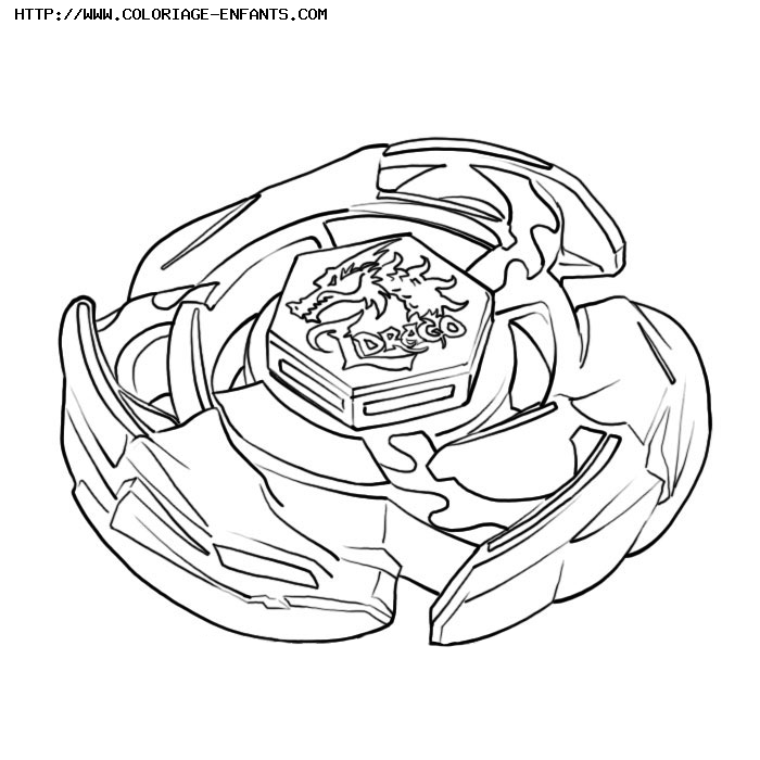 coloriage bakuten shoot beyblade manga