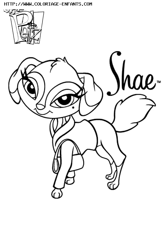 coloriage bratz petz