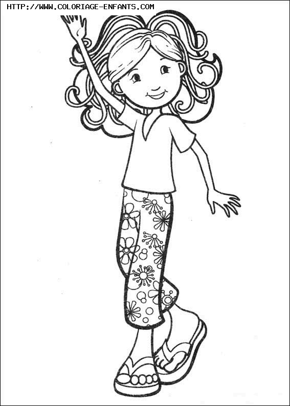 coloriage groovy girls