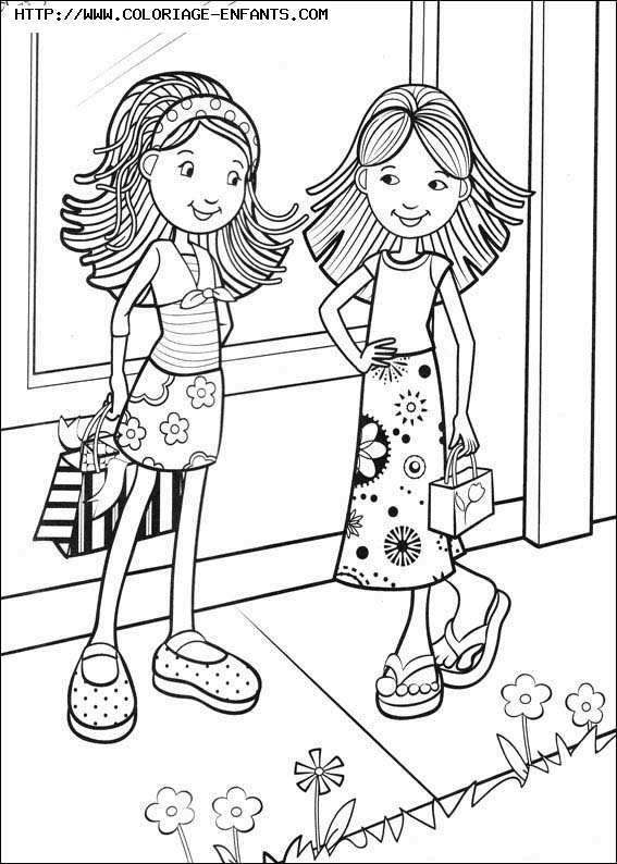 coloriage groovy girls