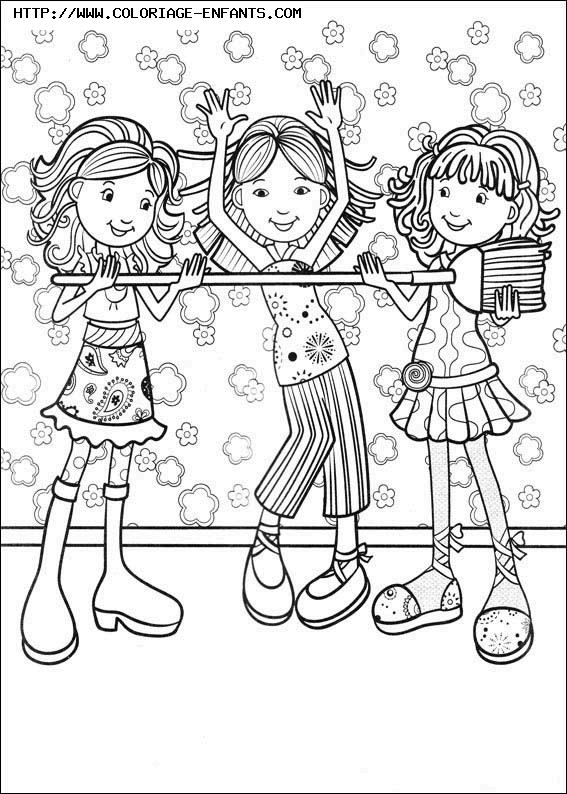 coloriage groovy girls