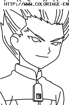 coloriage inazuma eleven axel baze