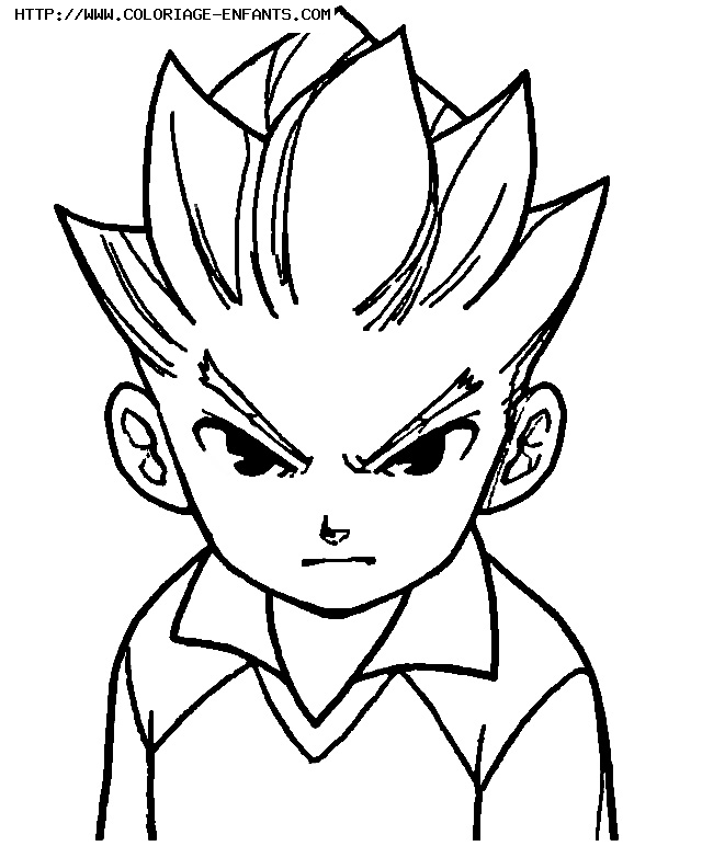 coloriage inazuma eleven axel blaze