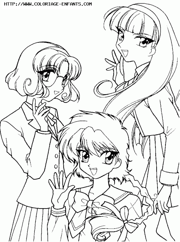 coloriage magic knight rayearth