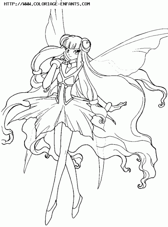 coloriage magic knight rayearth