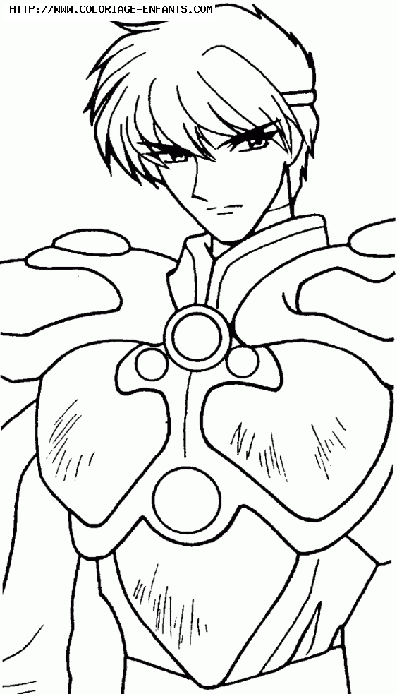 coloriage magic knight rayearth