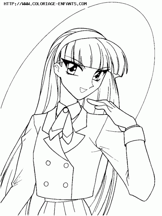 coloriage magic knight rayearth