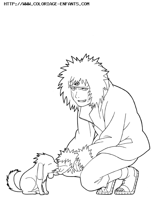 coloriage naruto