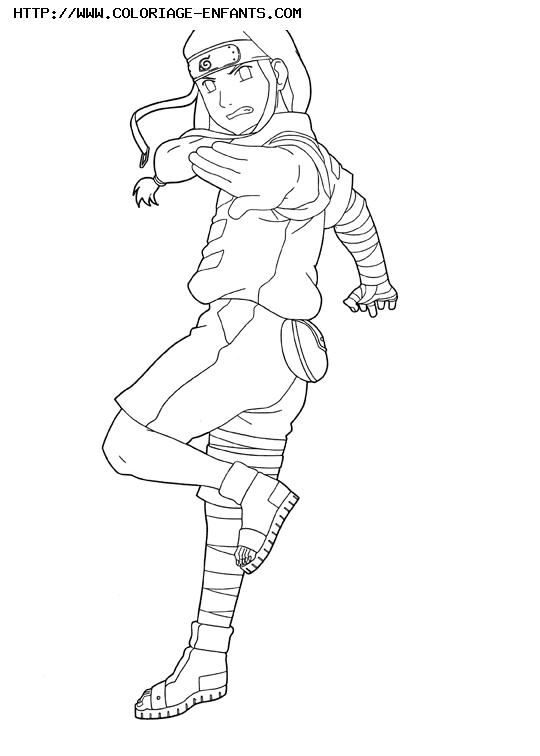 coloriage naruto