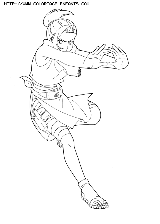 coloriage naruto