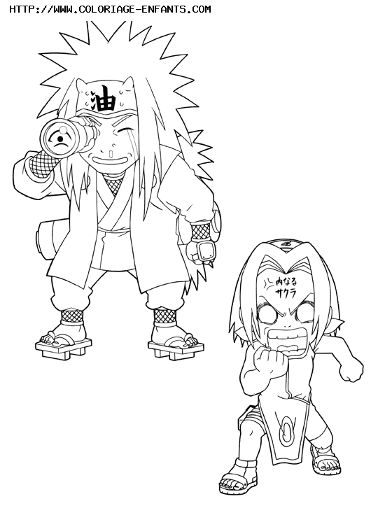 coloriage naruto