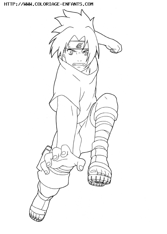 coloriage naruto