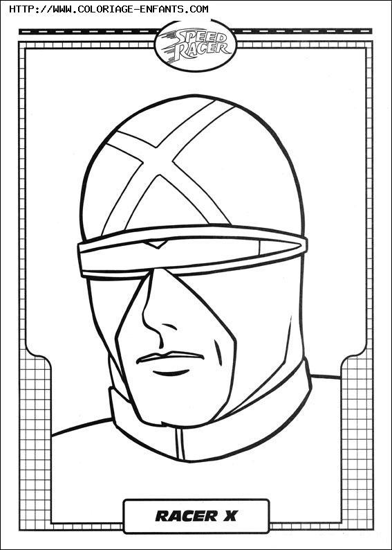 coloriage speed racer