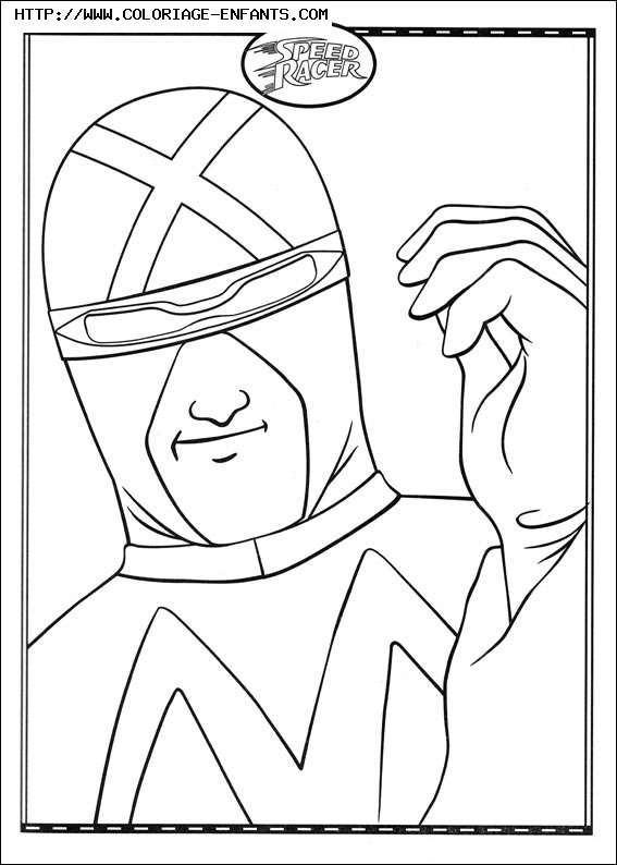 coloriage speed racer