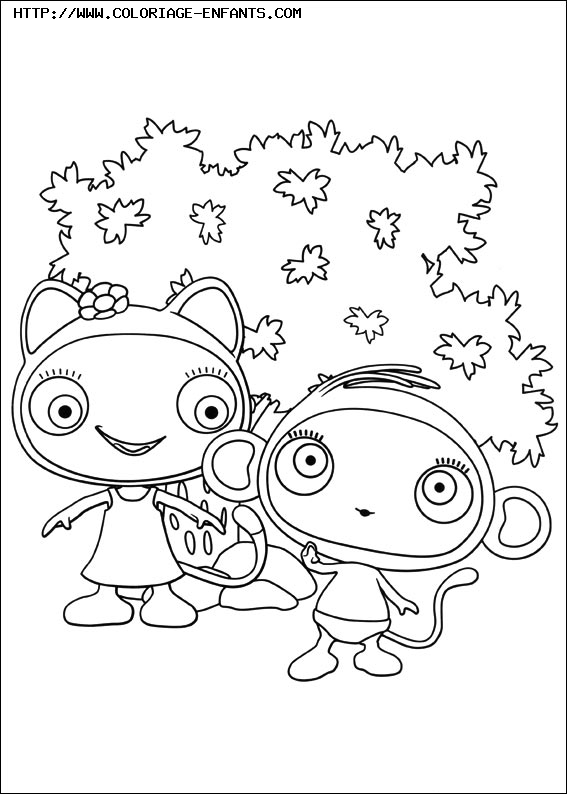 coloriage waybuloo piplings nara