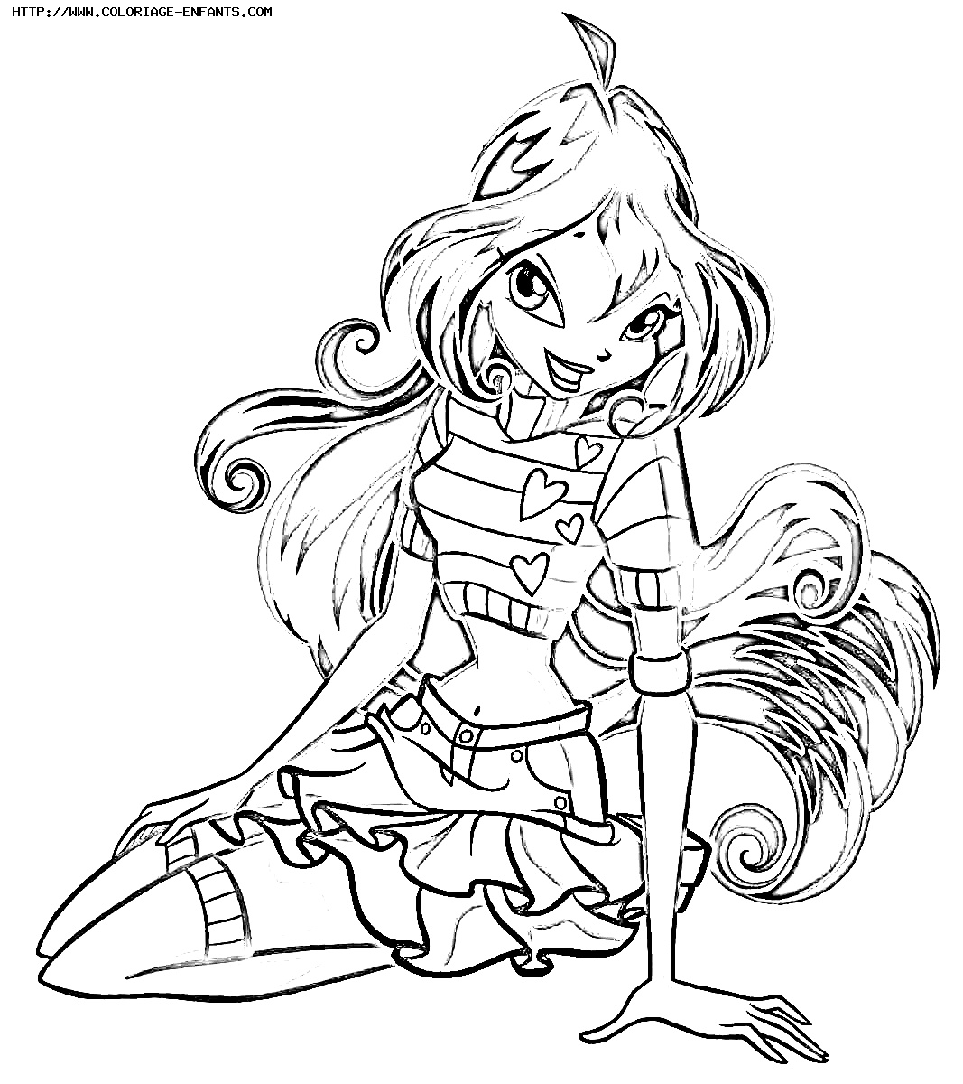 coloriage winx club