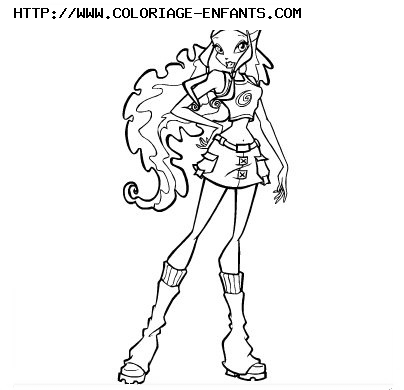 coloriage winx club