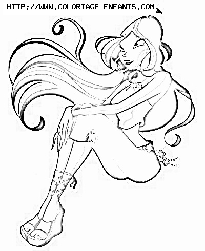 coloriage winx club