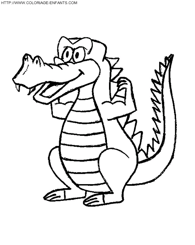 coloriage crocodiles