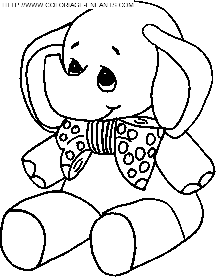 coloriage elephants