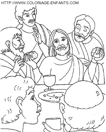 coloriage bible evangiles