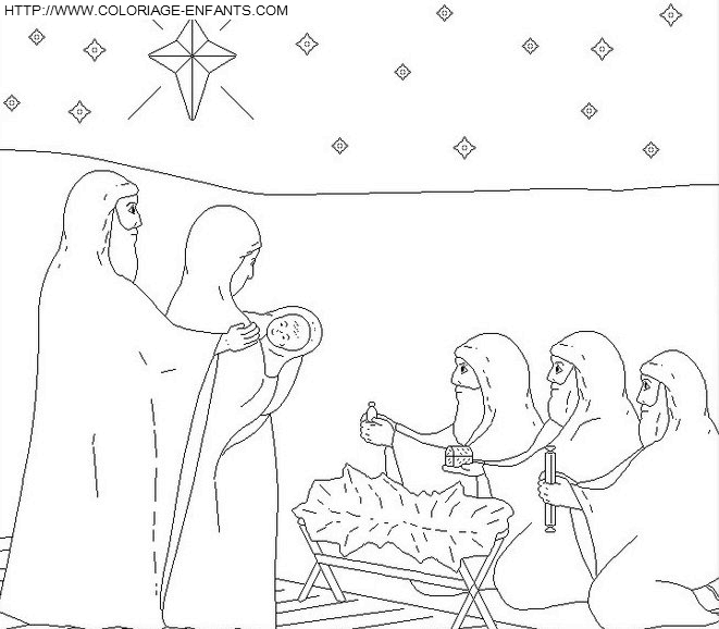 coloriage bible evangiles