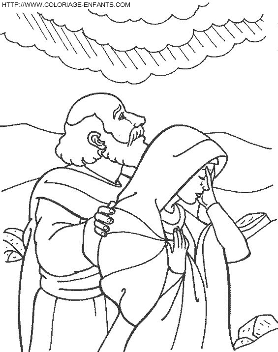 coloriage bible evangiles