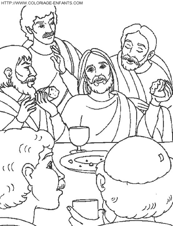 coloriage bible evangiles