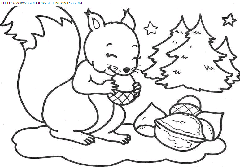 coloriage Fetes Noel Animaux