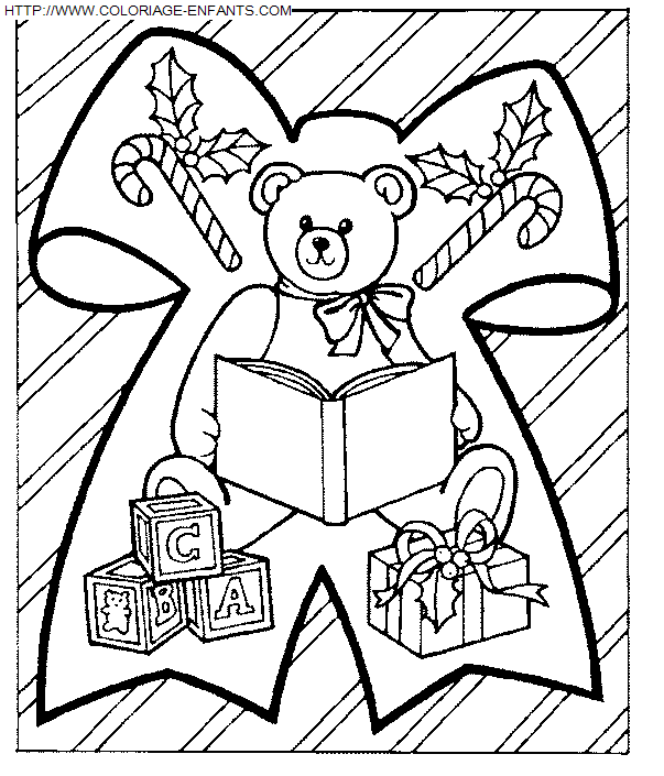 coloriage Fetes Noel Animaux