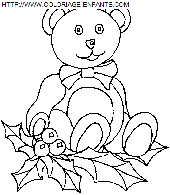 coloriage Fetes Noel Animaux