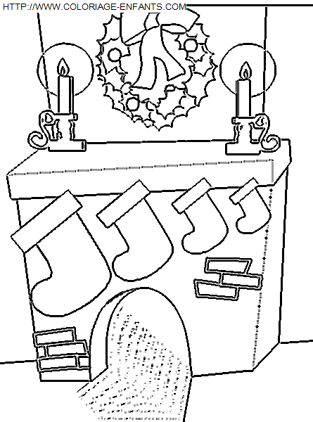 coloriage Fetes Noel Bottes