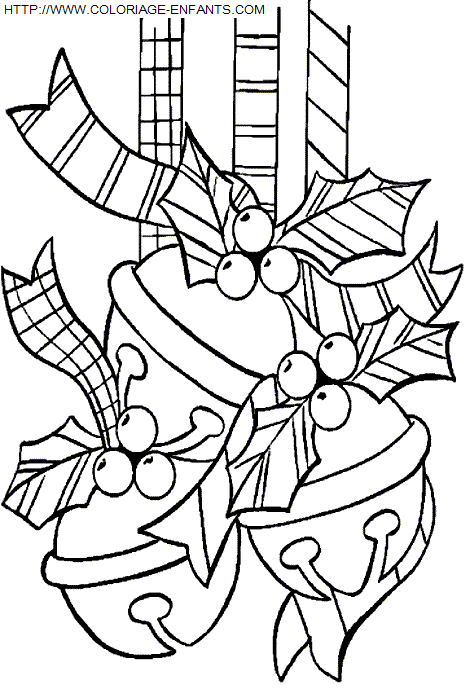 coloriage Fetes Noel Boules