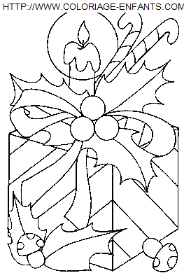 coloriage Fetes Noel Cadeaux