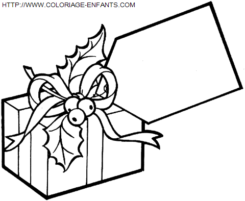 coloriage Fetes Noel Cadeaux