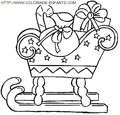 coloriage Fetes Noel Cadeaux