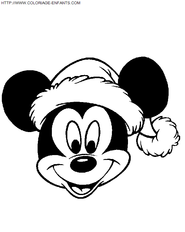 coloriage Fetes Noel Disney