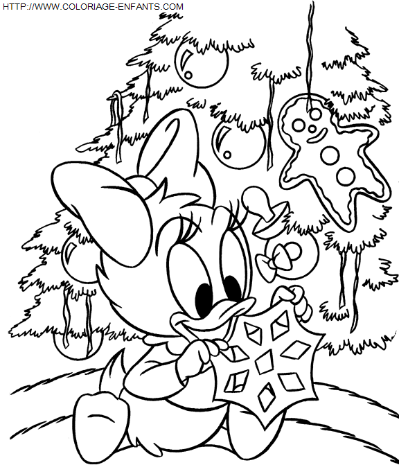 coloriage Fetes Noel Disney