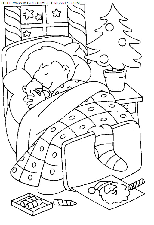 coloriage Fetes Noel Enfants