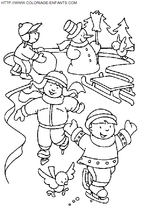 coloriage Fetes Noel Enfants