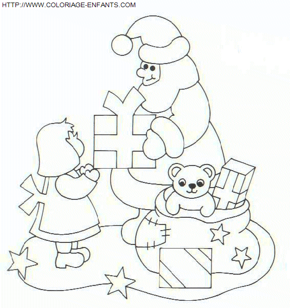 coloriage Fetes Noel Enfants