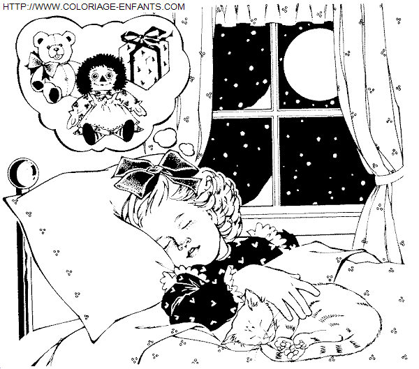 coloriage Fetes Noel Enfants