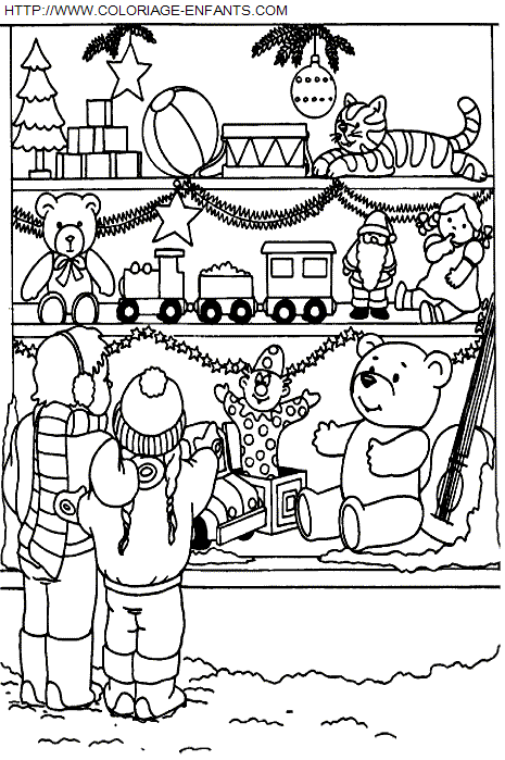 coloriage Fetes Noel Enfants