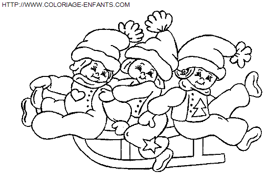 coloriage Fetes Noel Enfants