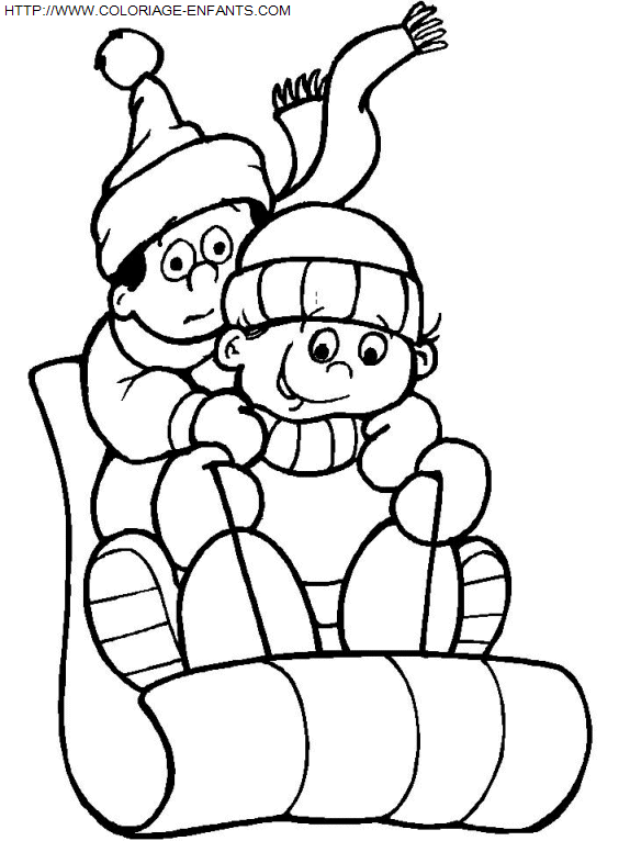 coloriage Fetes Noel Enfants